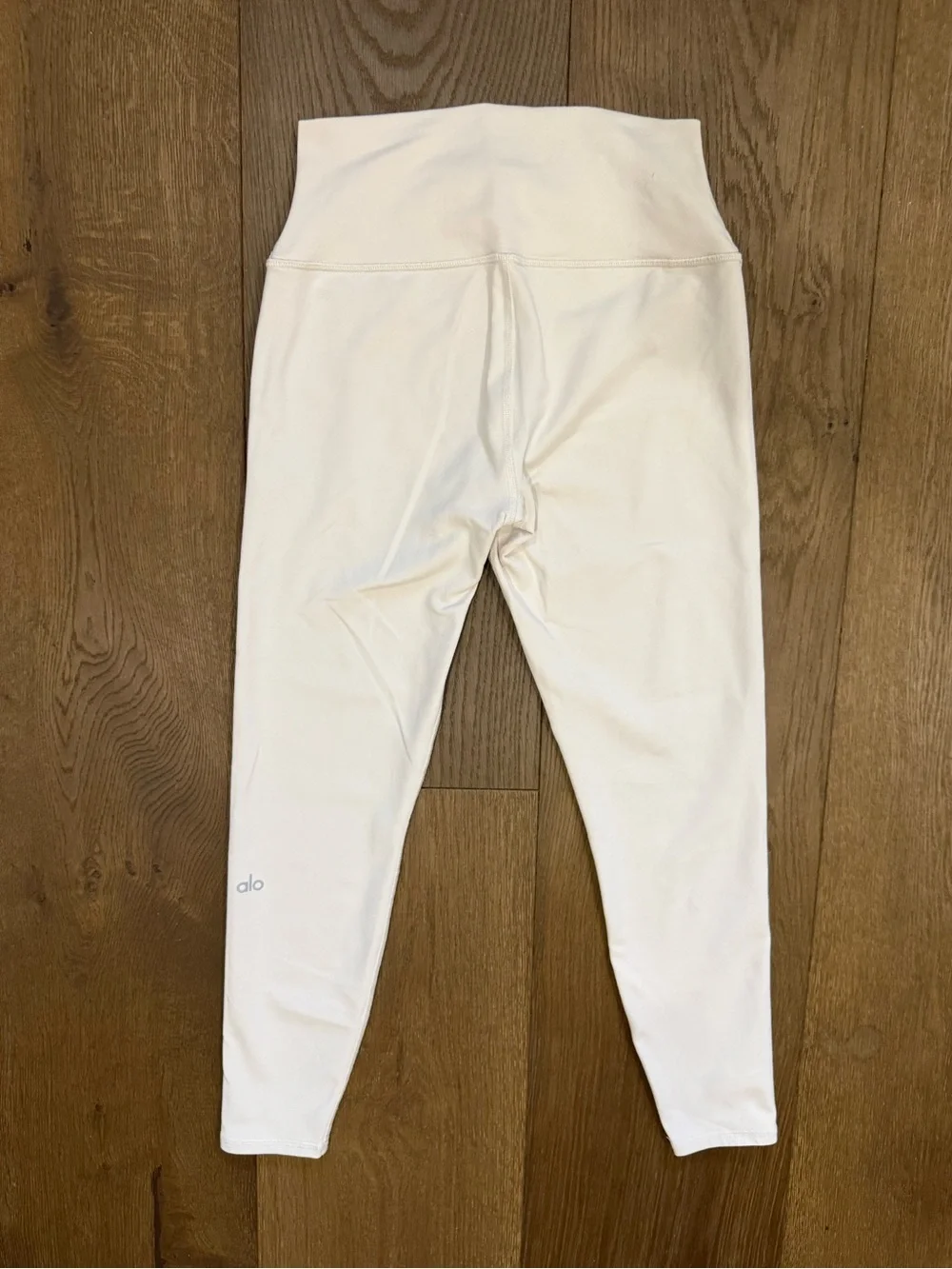 Alo Yoga High-Waist Airbrush Legging Ivory Cream White